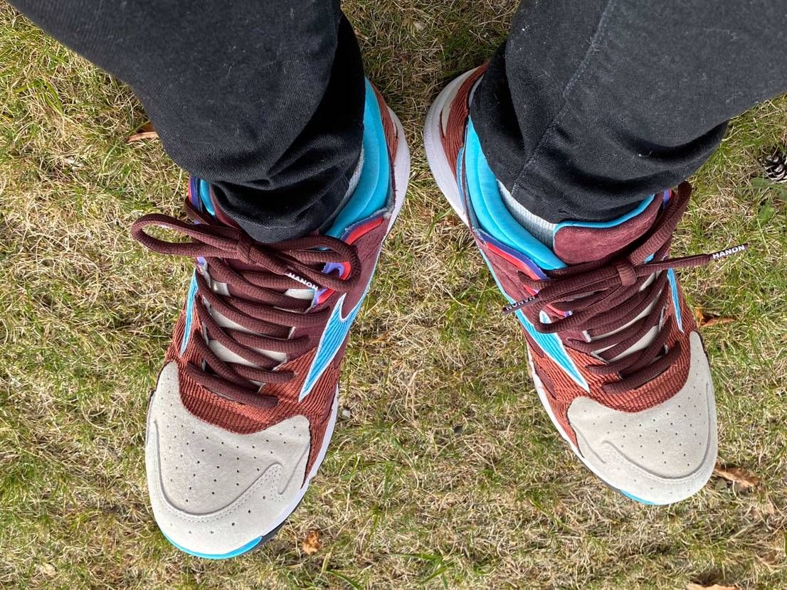 シューレース変更〜秋っぽくて良い感じ😄