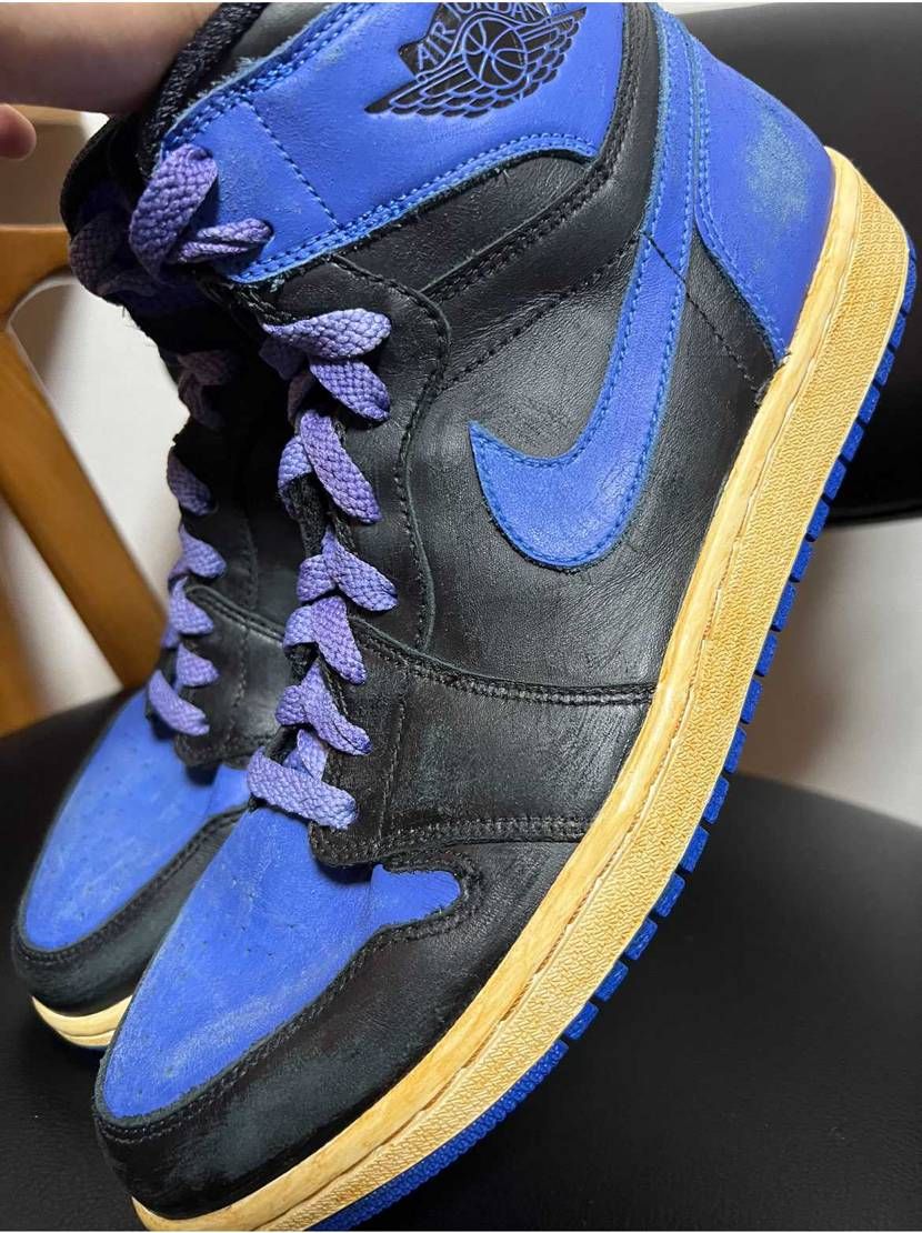 ダメージカスタム、ミッドソール黄ばませたらもっとエグくなりました😍