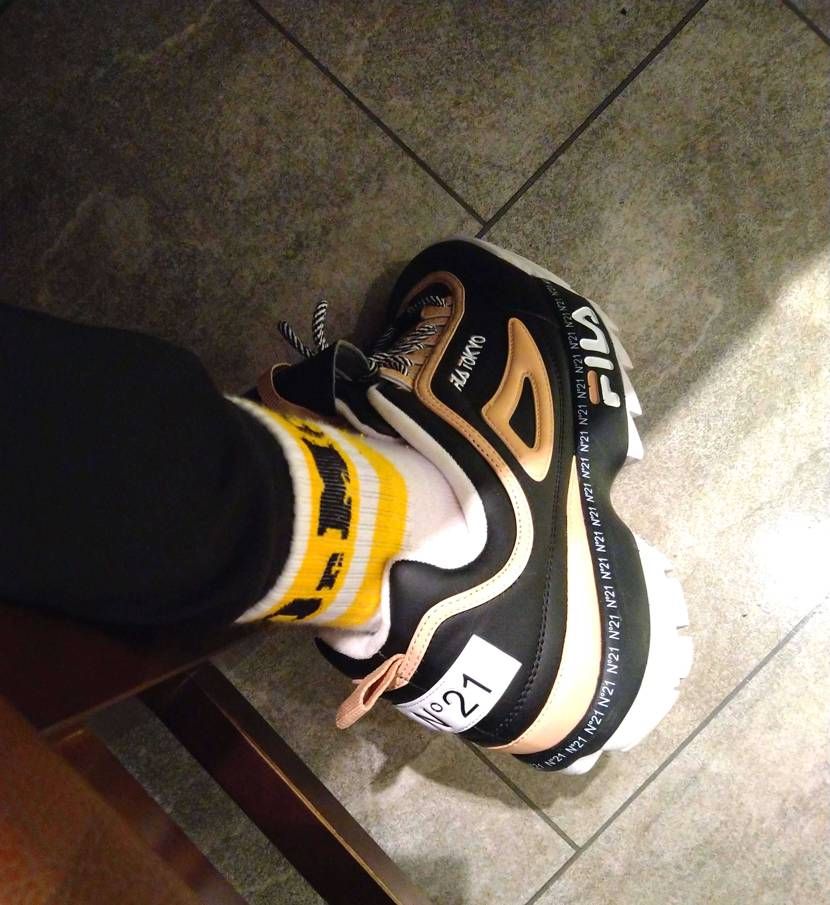 初おFILA。
なかなかいいじゃないかぁ。
韓感＆背が高くなります。