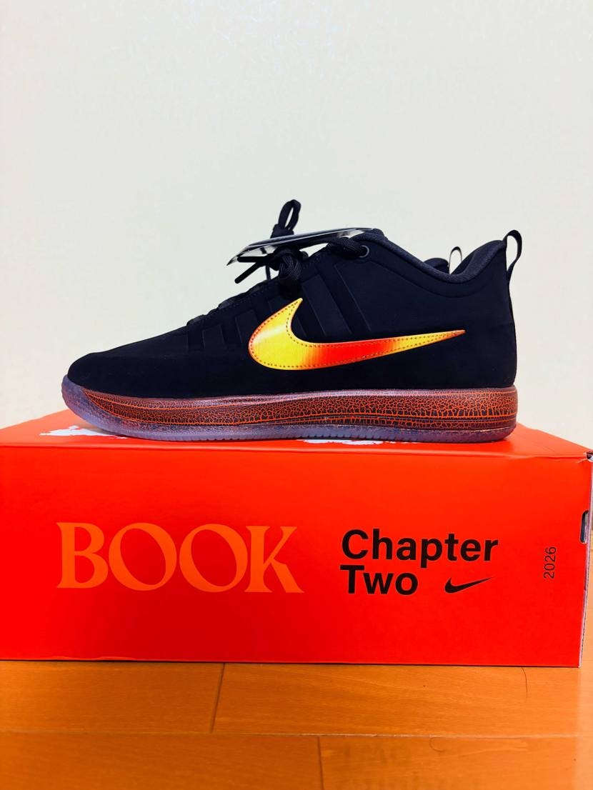 BOOK2バッシュとしての完成度まじで凄い
NIKEにしては幅広でソールも長持