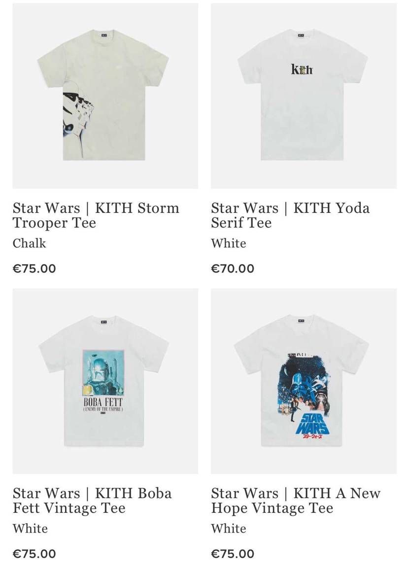 kith STAR WARS ３