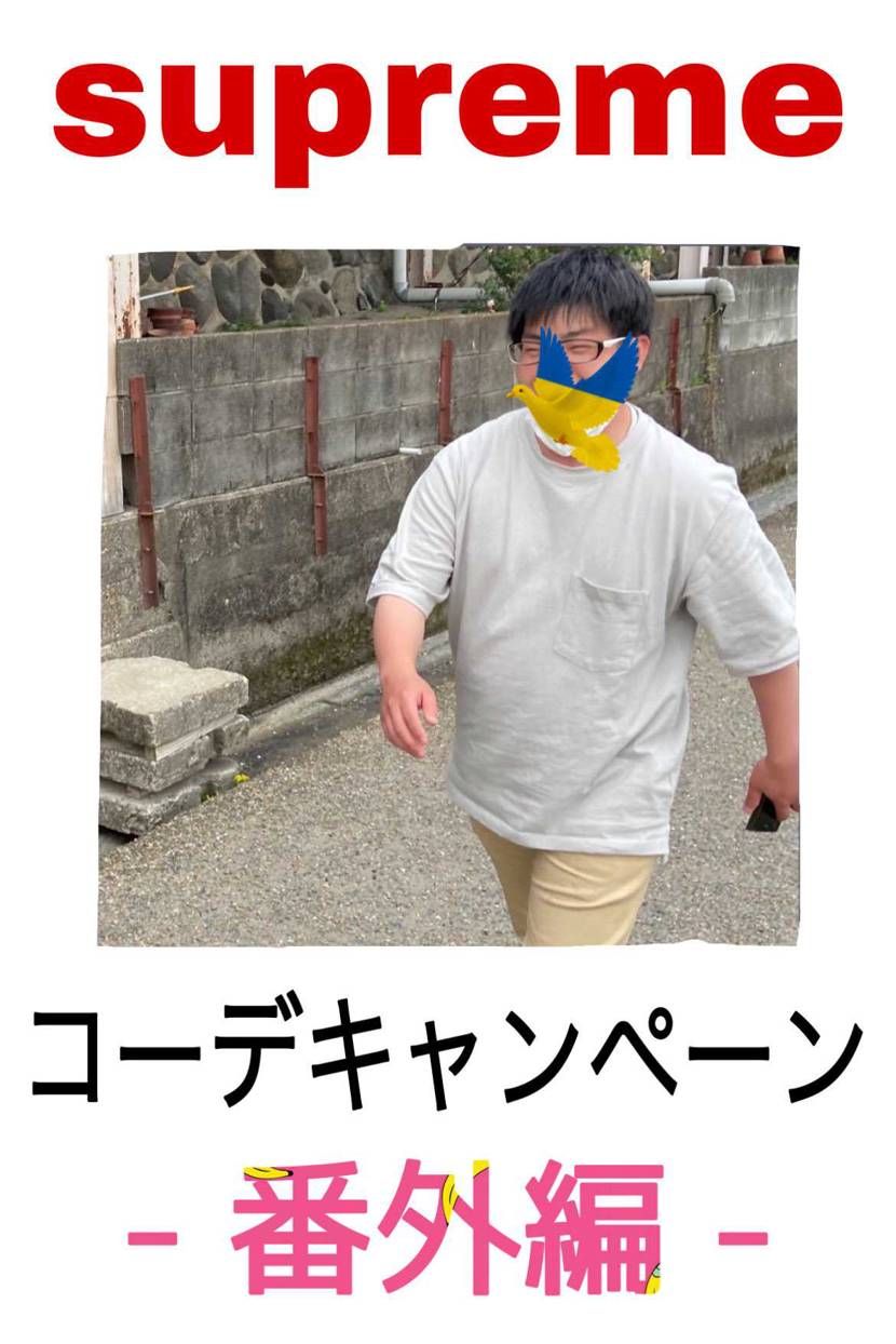 supremeコーデキャンペーン -番外編- ということで続編になるんですねぇ。