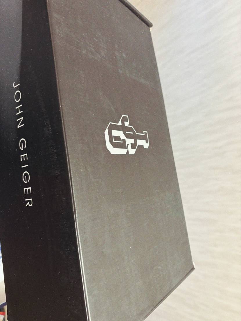 John Geiger GF-01
と
裂傷を直してもら