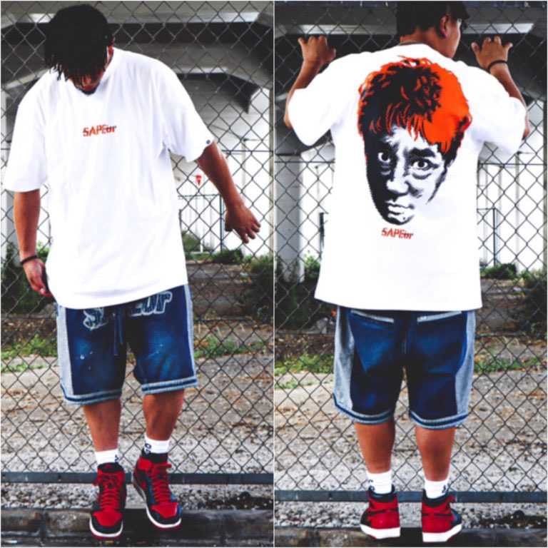 甥っ子（3歳）と出かけて前の列にサプール着てる人いて号泣‼️笑