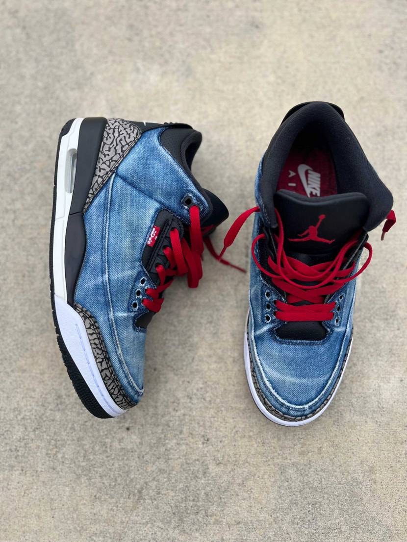 履いて曲げてアタリを付けてからブリーチ