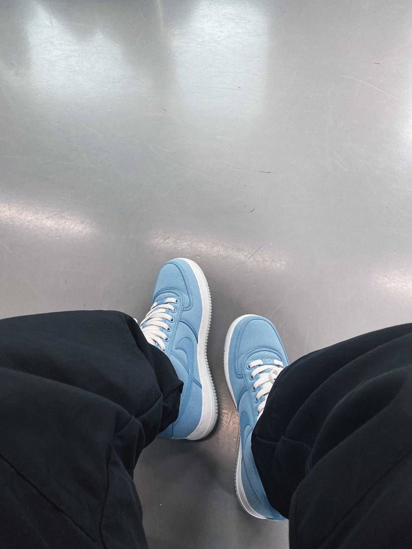 ナイロンパンツ×af1 sky
atmosの店頭買えた✌️