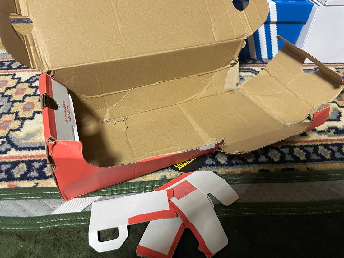 【検証】
JDから無事到着
箱は破壊されました