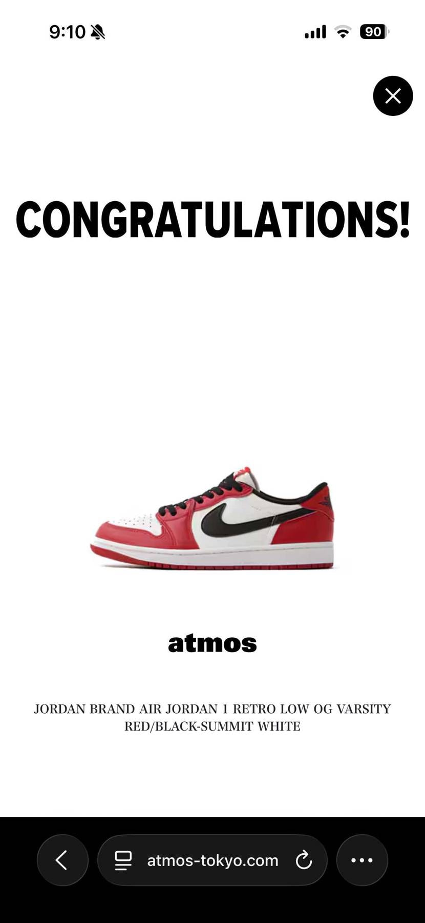 アトモスありがとう✨
在庫多そうなら追加購入してもいいかも💡
履きまくるぞー