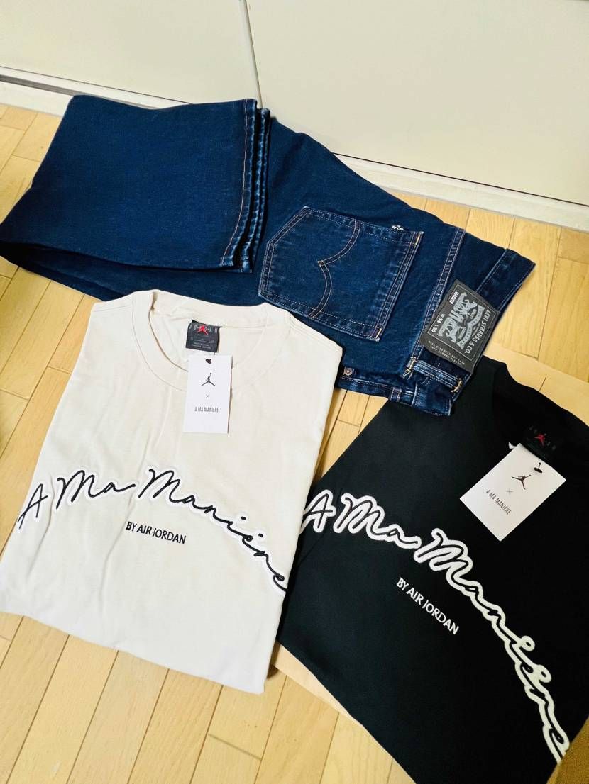 アママTシャツ到着✨
Levi's Skate Baggy と合わせてみた👖