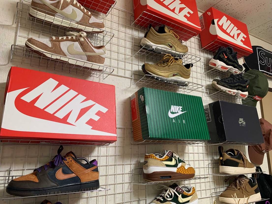 部屋のディスプレイのスニーカーも秋仕様に🍁
2005年のstussyコラボ・