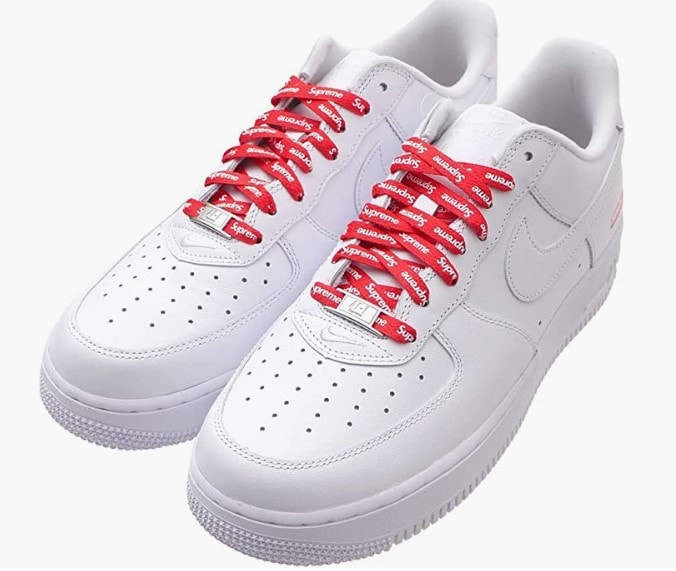 Nike  Supreme x Air Force 1 Low Shoes.
