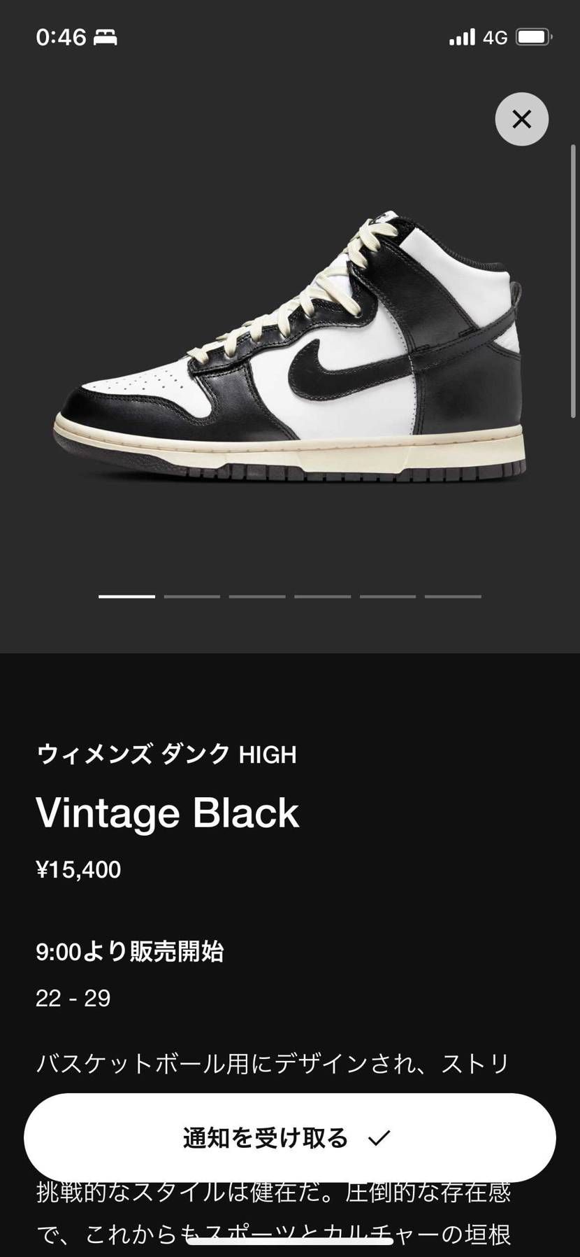WMNSビンテージダンクハイ値段上がるかな？