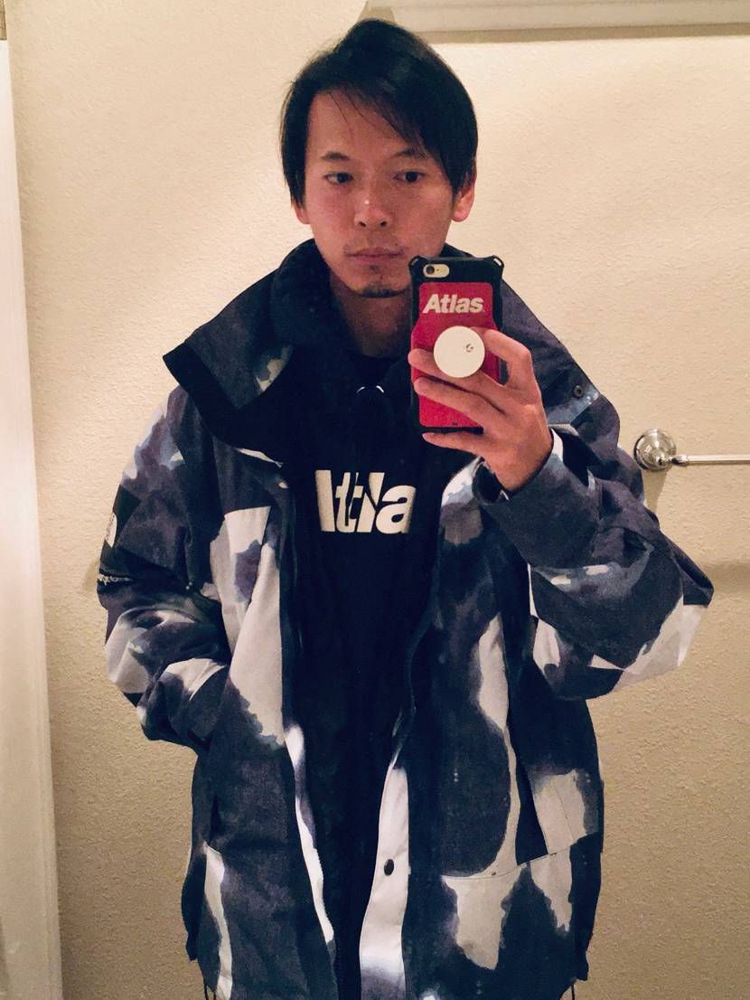 Supreme x TNF 2021 fw bleached denim mou