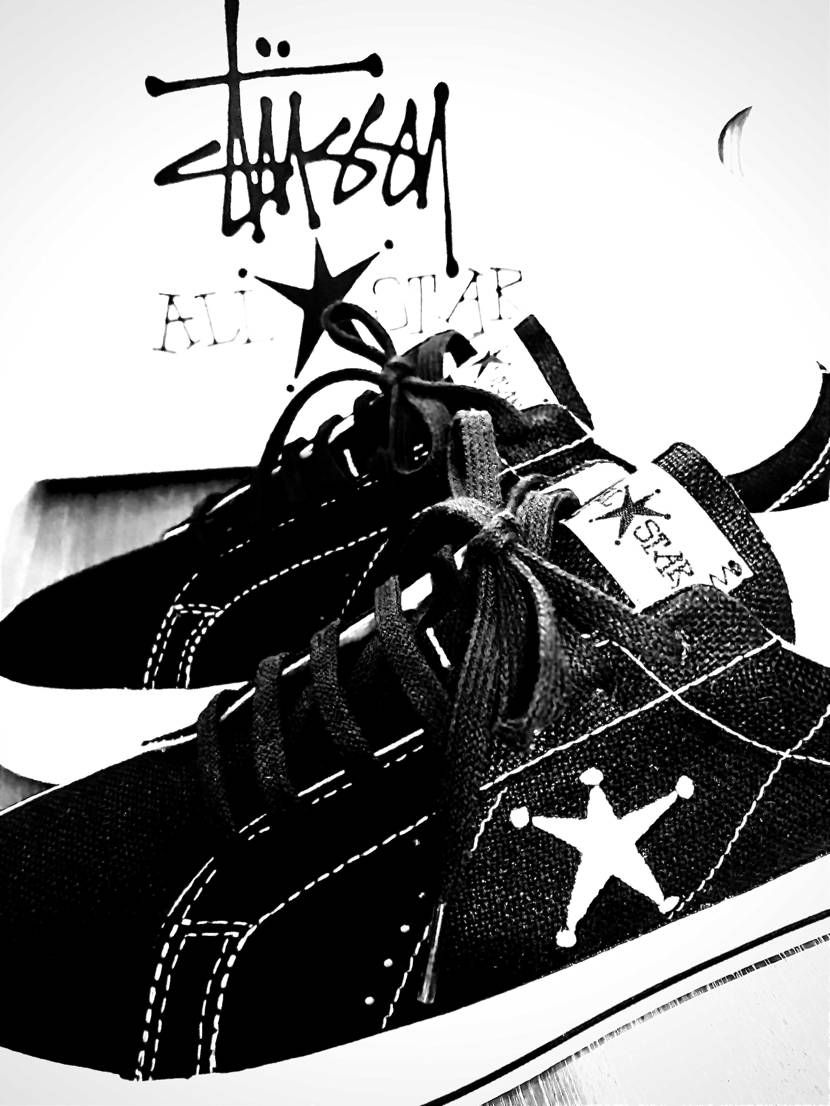stussy x converse one starが届きました⭐️
アッ