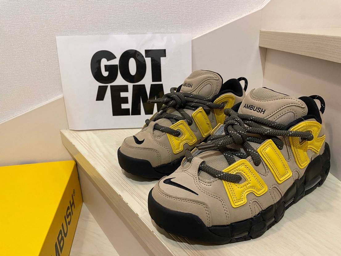 SNKRSでゴッテム♪
初モアテンの初アンブッシュです🤩
かっこ良き✨