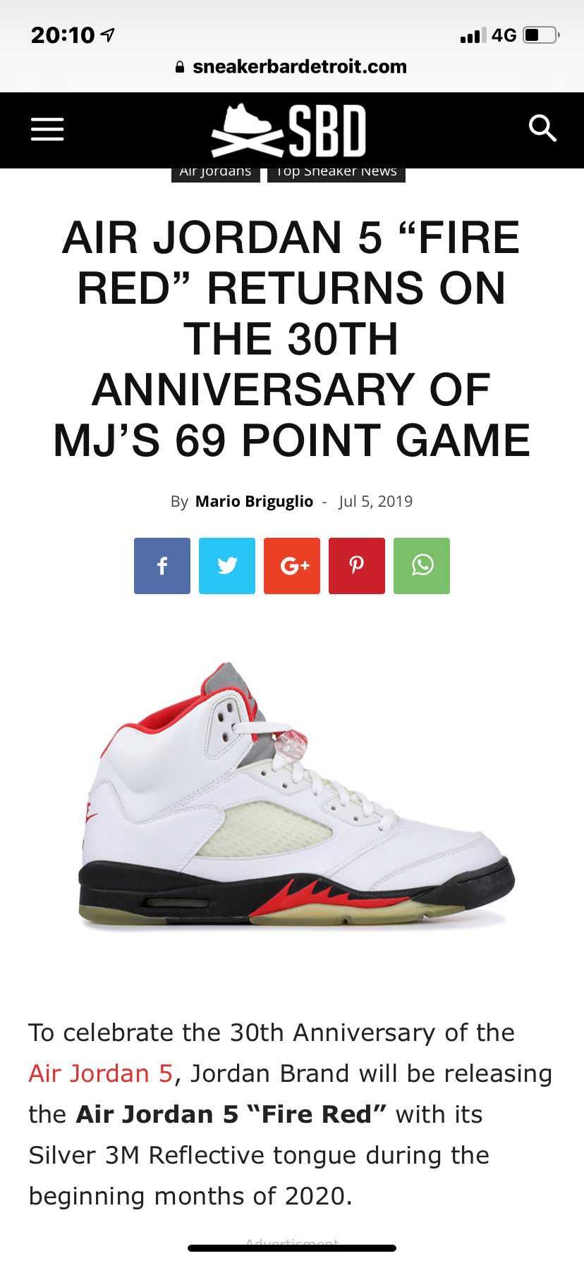 またまた来年だけど…
のリーク？
ジョーダン5のリフレクティブ👍