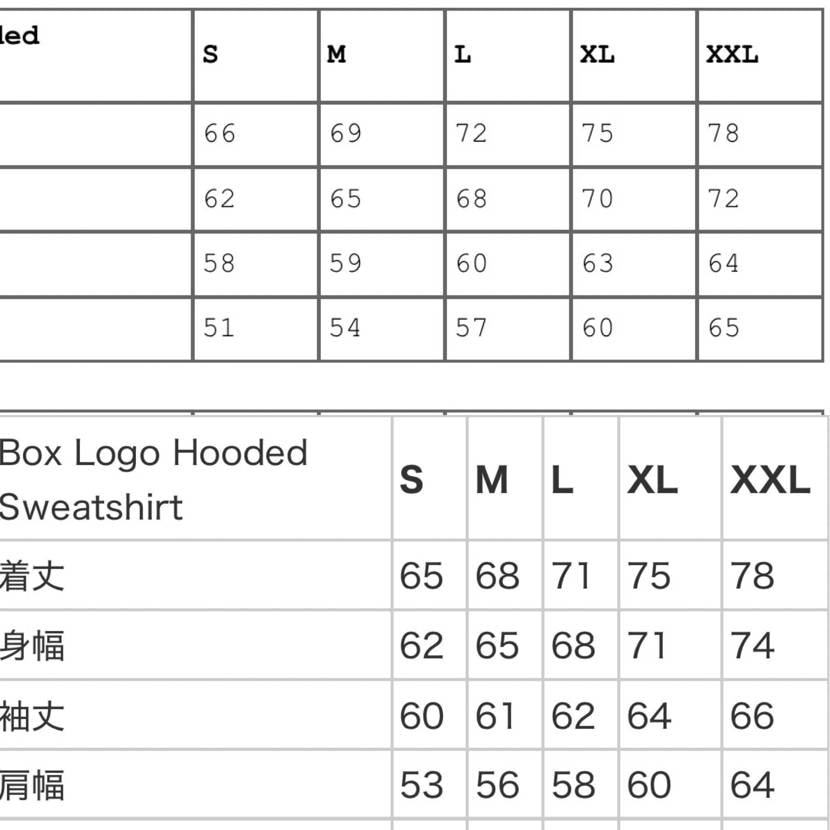 ボックスロゴの去年とのサイズ比較です。
参考までに。
上　今年
下　去年