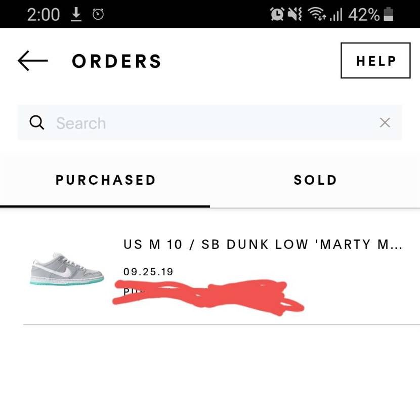 やってしまいました。
以前から欲しかった Nike SB Dunk Low Ma
