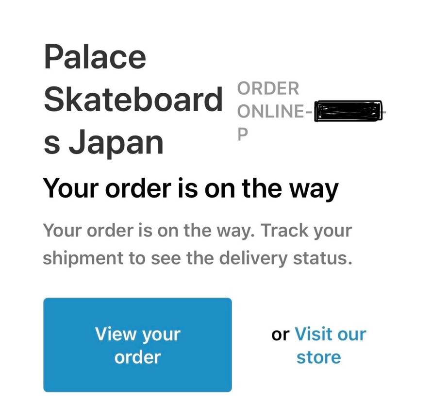 やっと発送メール来ました❗️