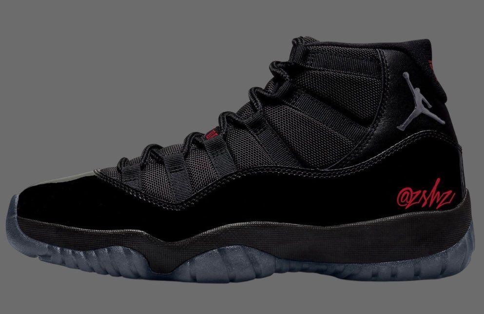 Air Jordan 11 “Black Red Grey”