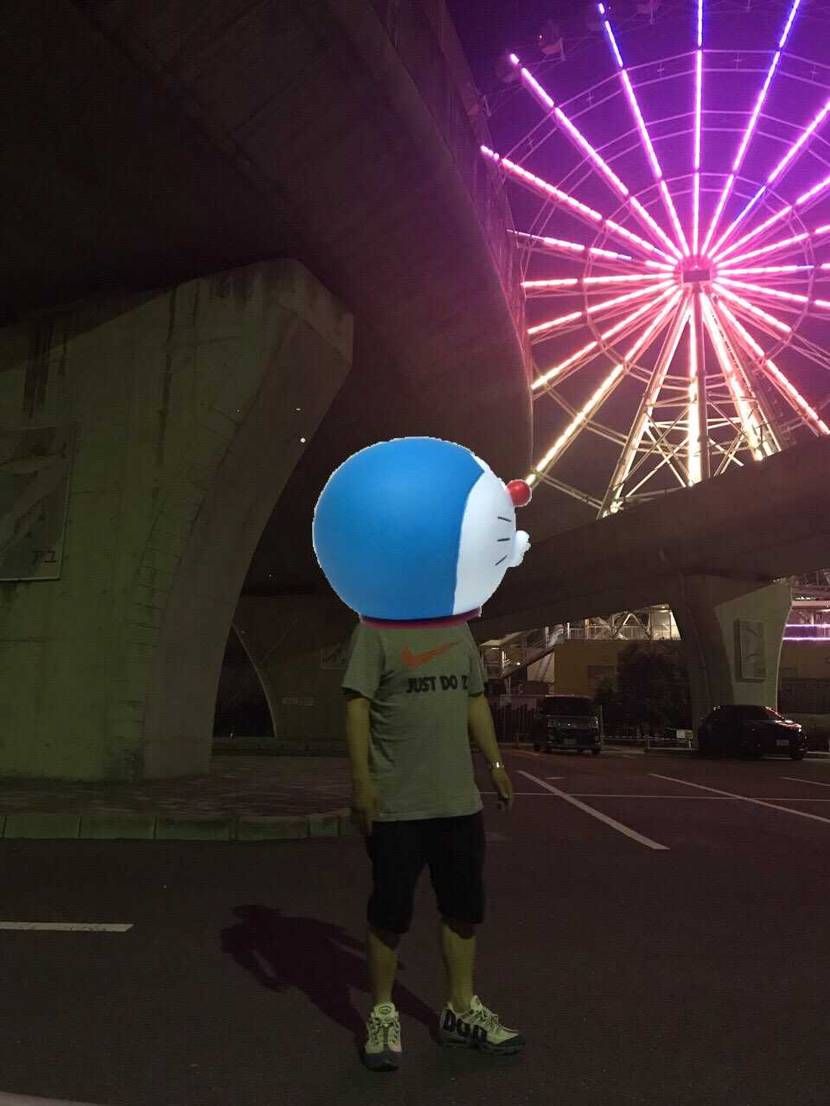 腹の上のJust Do It と
腹の下のJust Do 