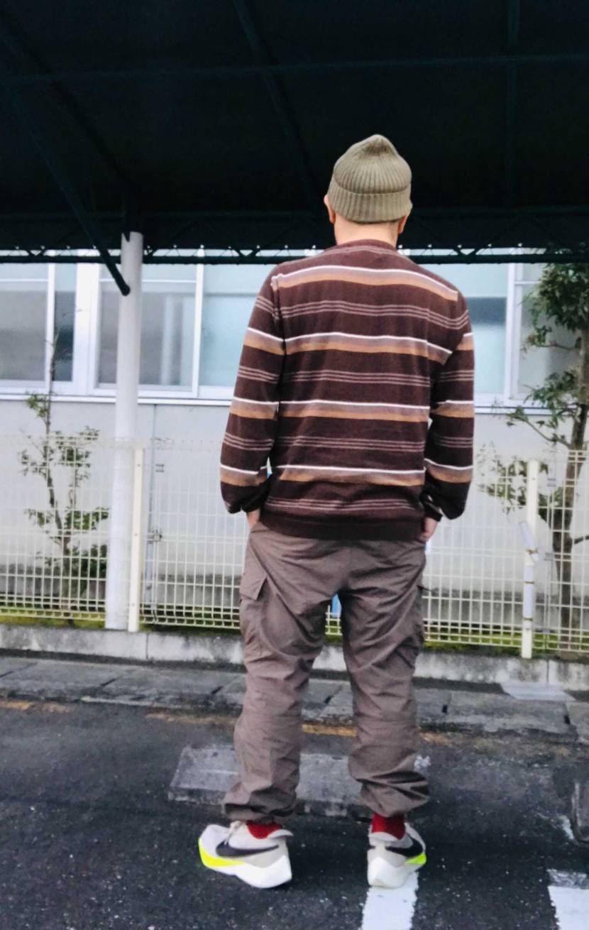 昨日箱切りで見つけたムーンレーサーで
おじい色コーデ