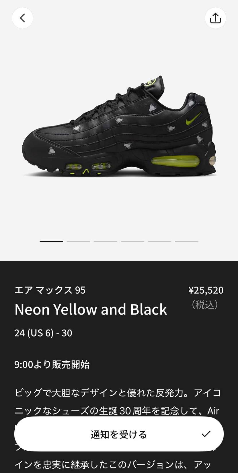 Nike Air Max 95 Houseflies
今日発売‼️