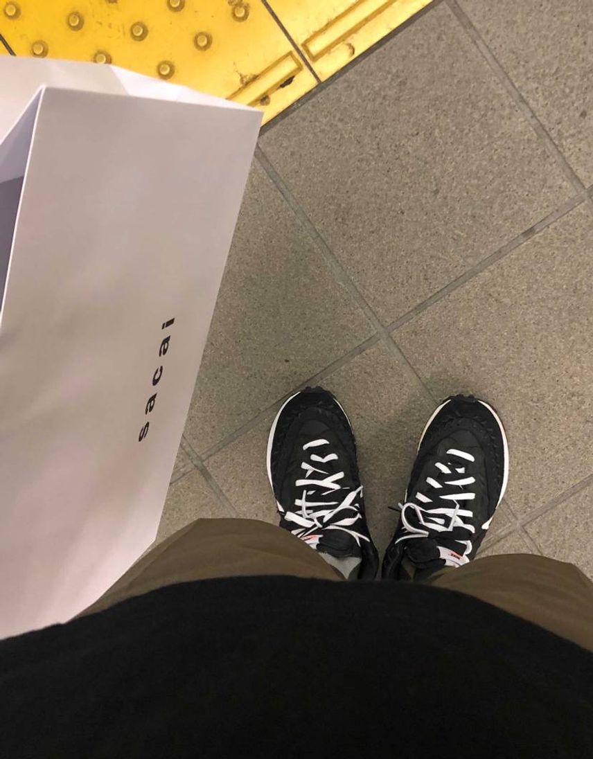 本日sacaiに買い物へ。店員さんにゴルチエヴェイパーワッフル見るの初めてと言わ