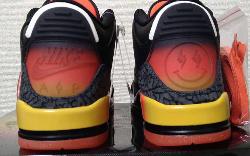 先日のSNKRS RESERVEで当選したAJ3 Jバルヴィン”リオ”が到着!
