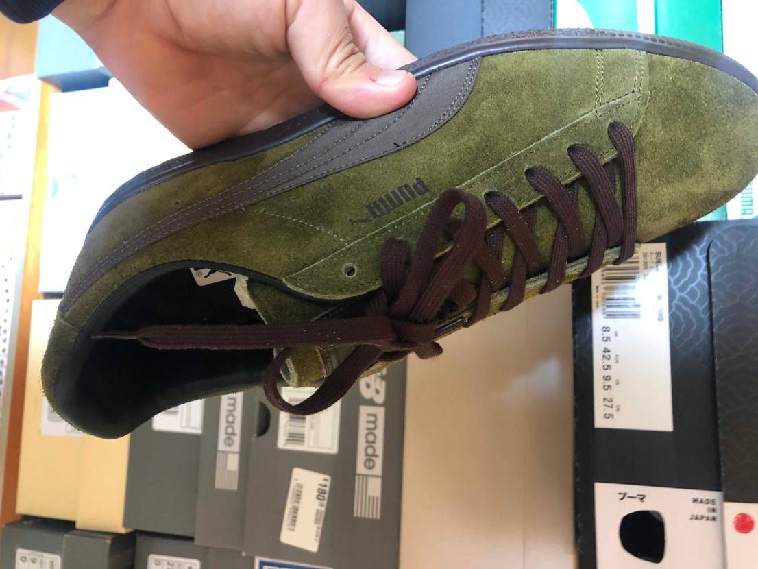 昨日届いたこのスエード
実際手にすると凄さがわかる
歴の浅い素人にもわかるの