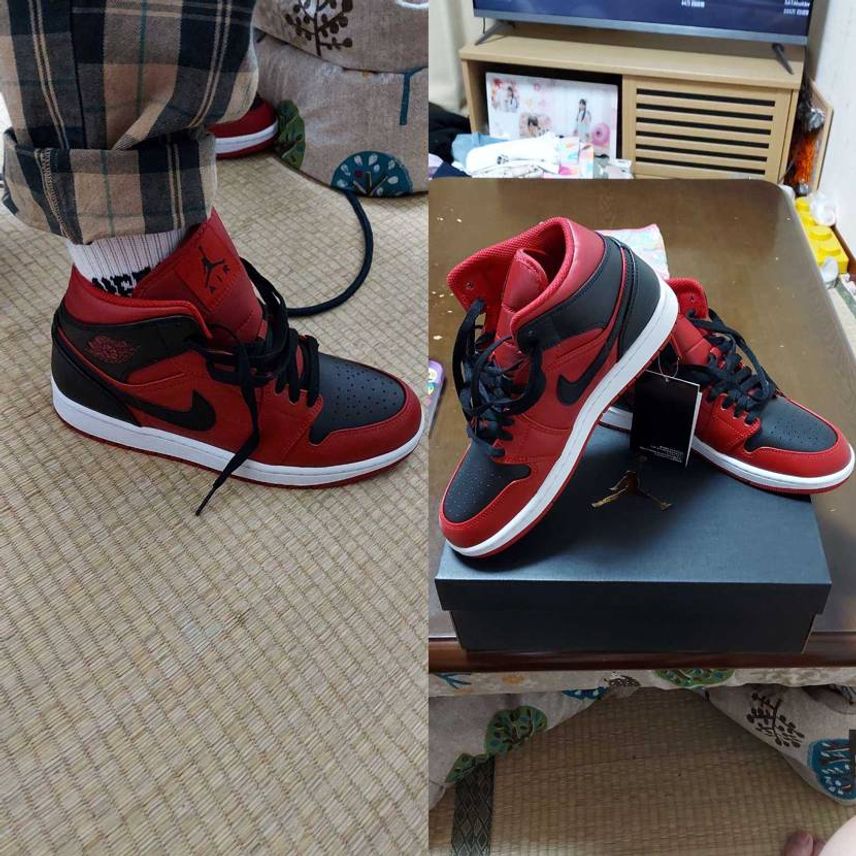 息子👦の『 Nike Air Jordan 1 Mid "Reverse B