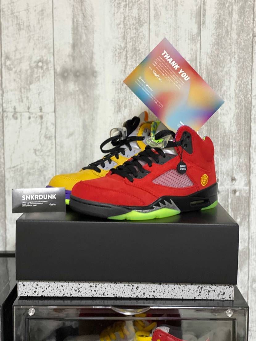 NIKE ナイキ airjordan5 エアジョーダン5 whatThe 激レア 品質のいい ...