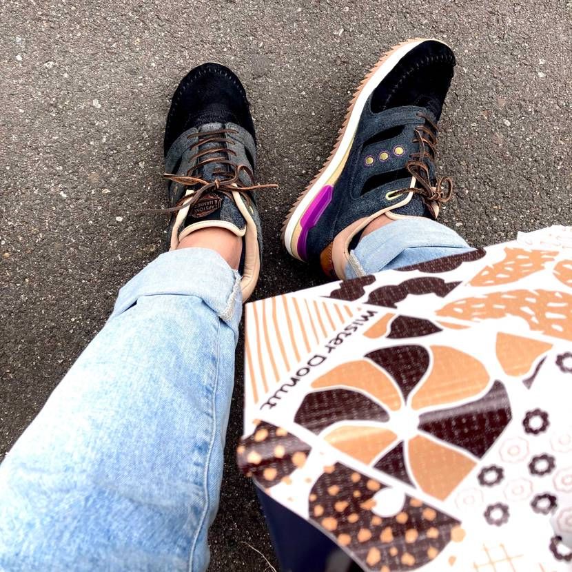 今日スニ。
SAUCONY Courageous x Lapstone&Ham