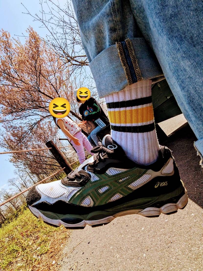 🌸が大好物な妻に連れ回された週末でした😌
疲れた😵

たぶん今年初めて履い