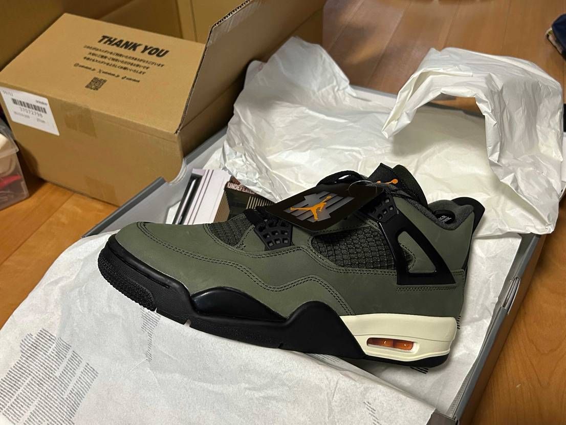 Nike Air Jordan 4 Retro Deep Green ジョーダン 8/29発売｜UNDEFEATED × Nike Air Jordan 4 Retro 