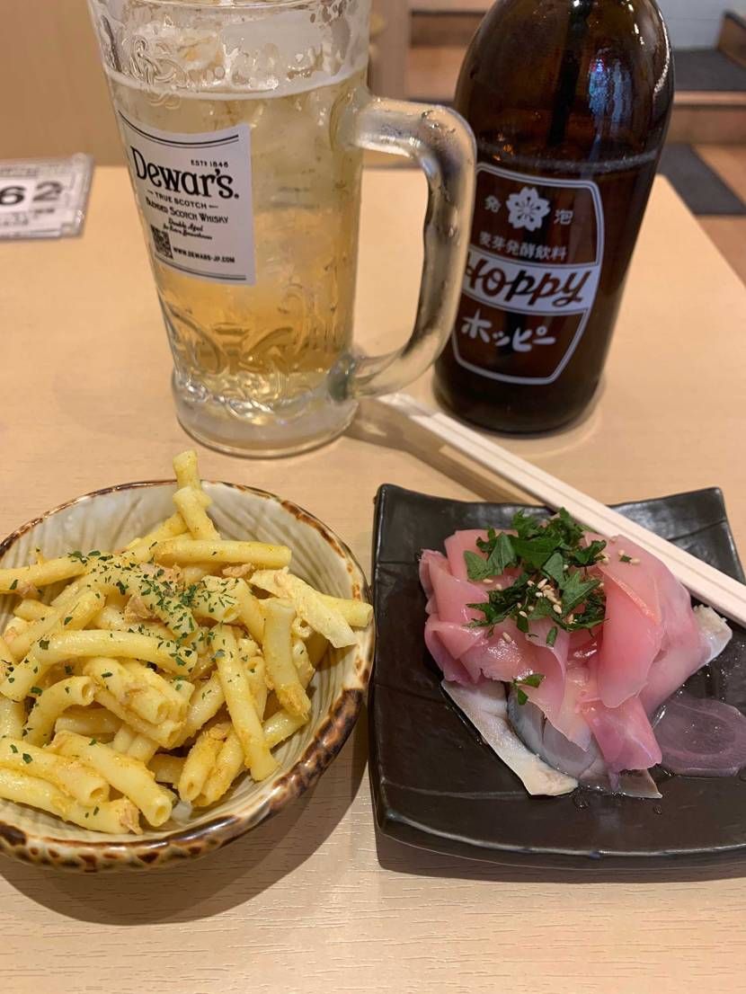 今日の靴
と
今日のホッピー