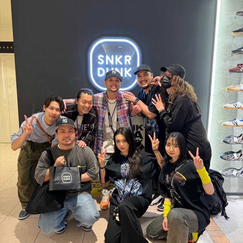 久しぶりの投稿です！

澤井さんと山口さんと一緒に名古屋のスニダン周年イベン