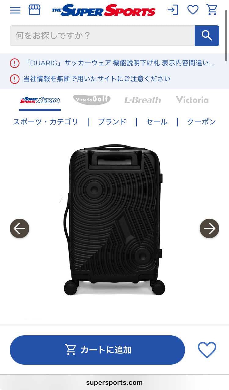 ゼビオはもう売ってるのね

だからどうしたと言う話だけど