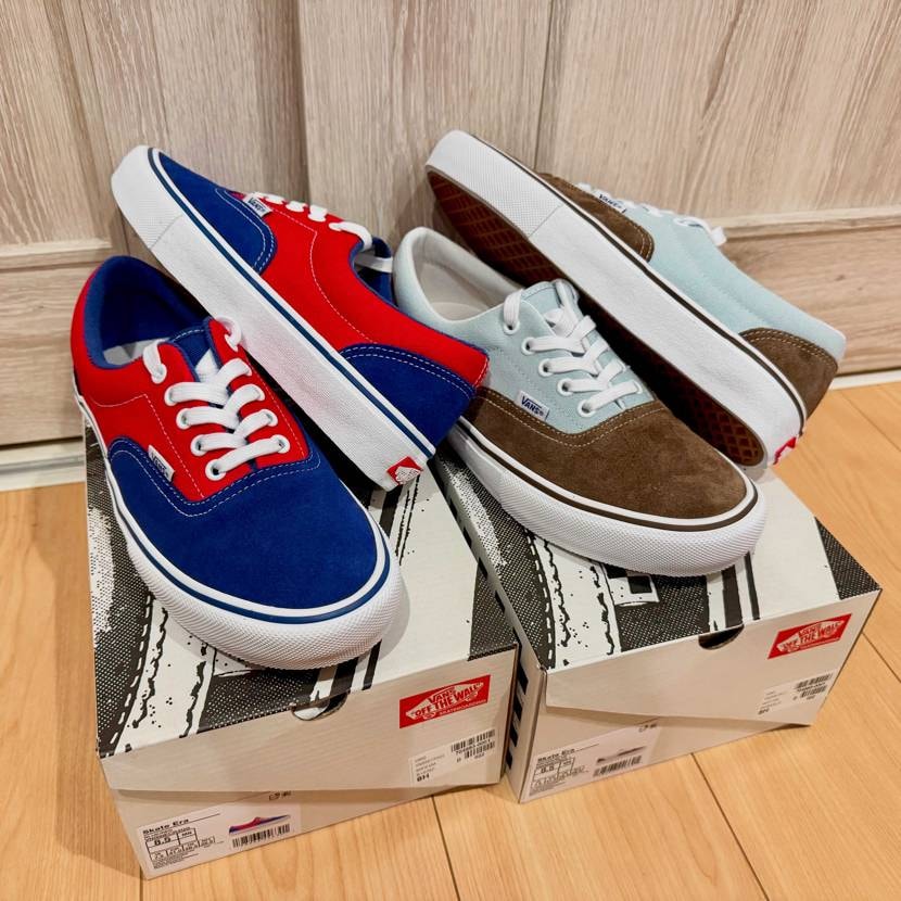 スケートエラを一気買い。
青赤は言わずもがなですがどの色も良いですね。