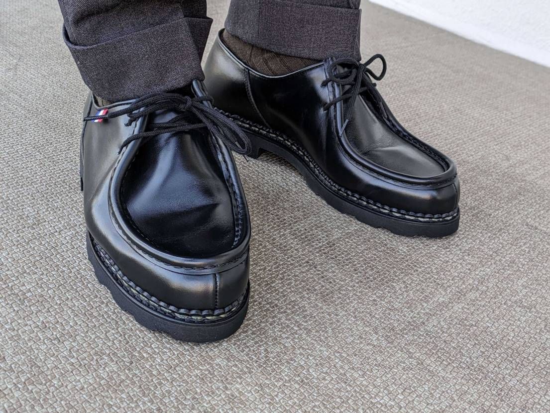 今日はスニーカーじゃないけど🙄
Paraboot Michael BBR NO