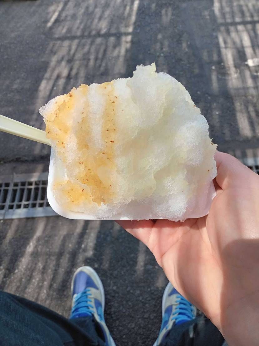 今年初のかき氷いったりました🤗
いろんな味あって迷ったけどパインとさつまいも