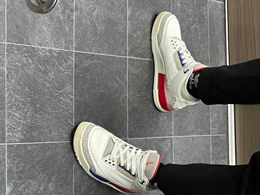 Jordan3のボテっと感、好きです。
履き心地も最高ですね。