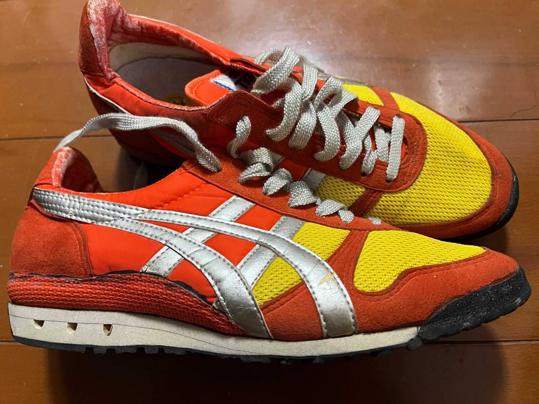 妻の実家の倉庫整理を手伝った際に見つけたアシックスのランシュ