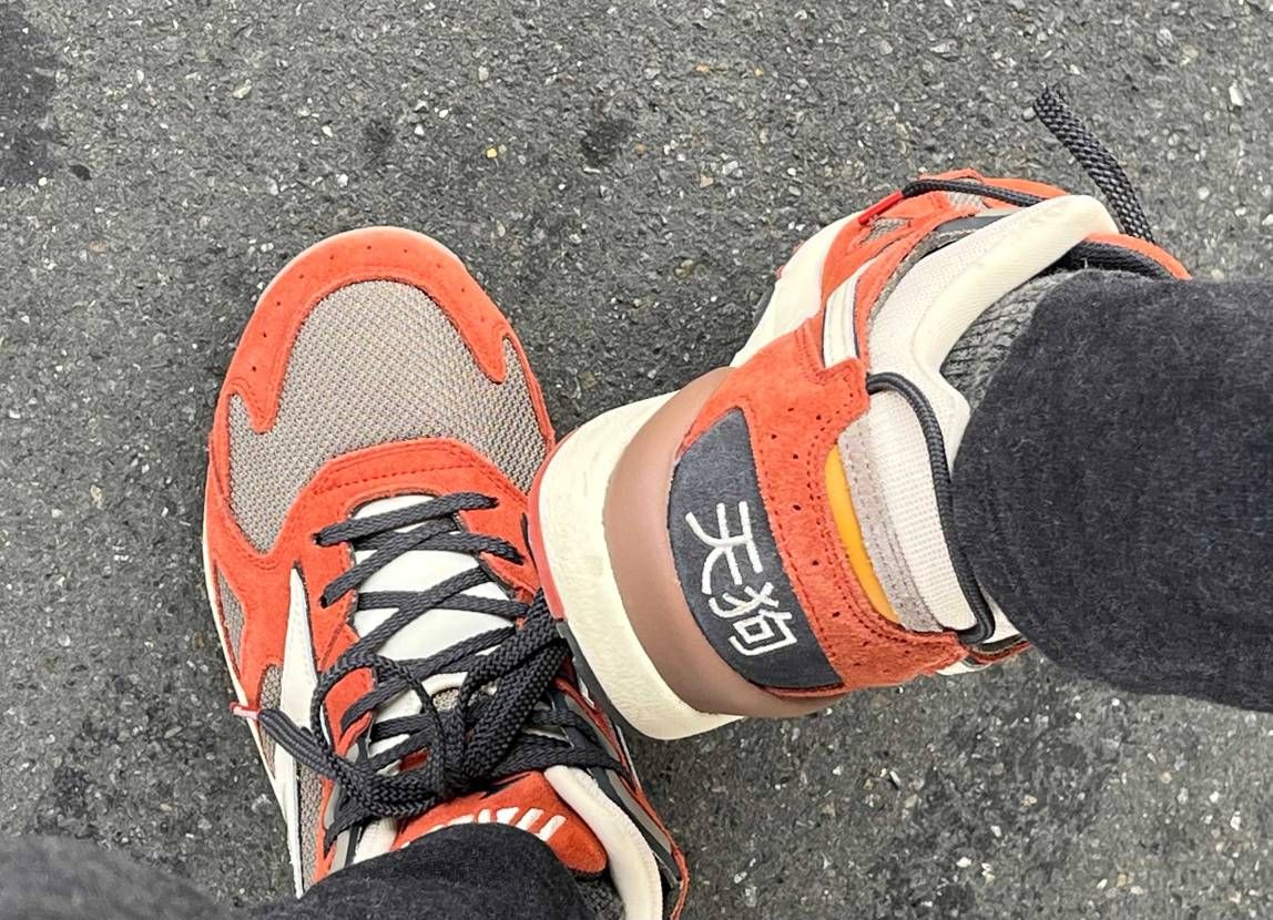 今日はSkymedal 'TENGU'です。
ヒール部分を