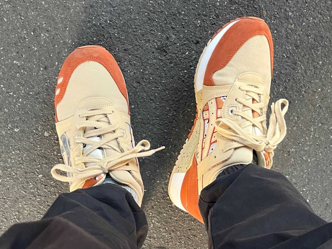 勝手にGEL-LyteⅢ Weekの5日目は'Marzipan/silver'で