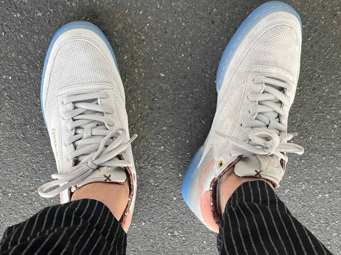 久々のREEBOK ClubC × HANON
クリアソールのアクセントが良い
