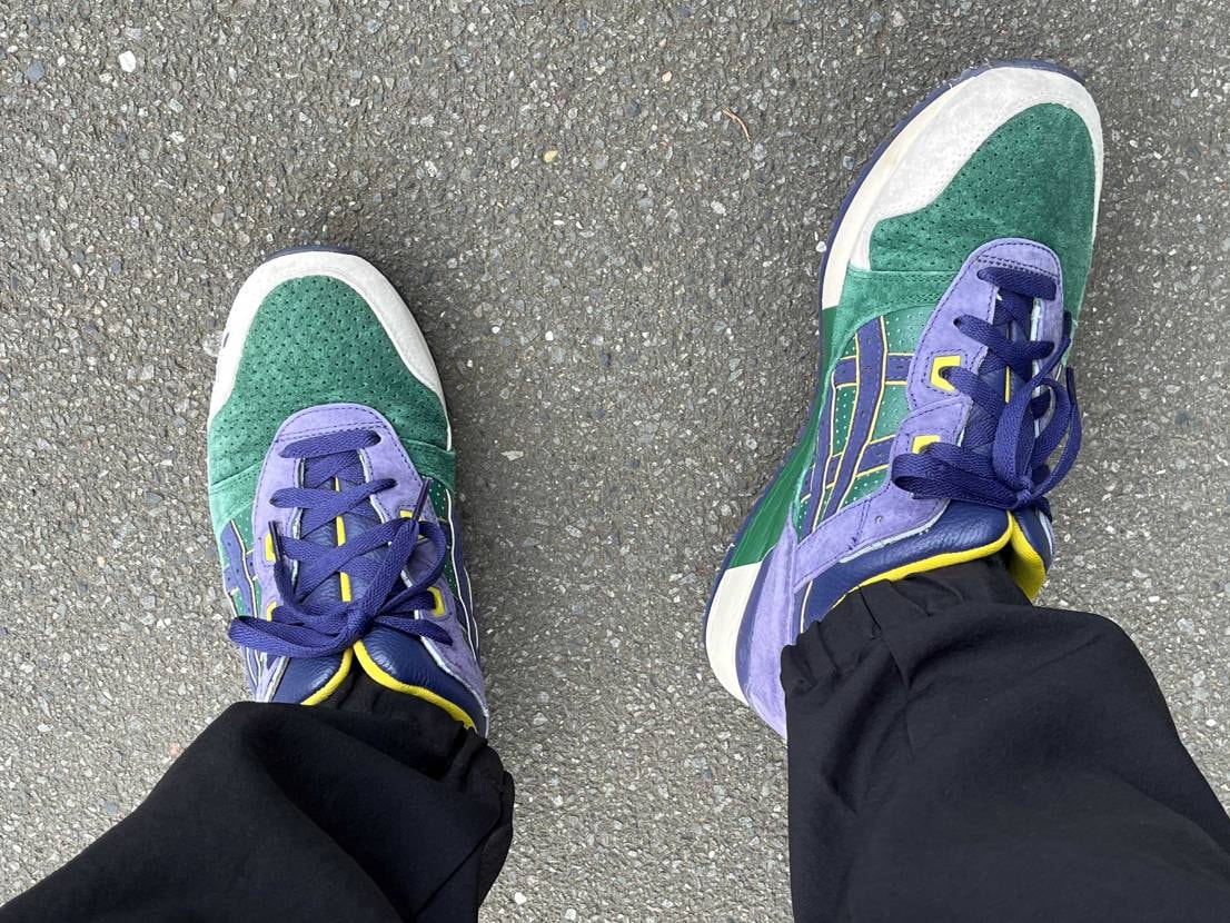 やはり定期的に履いてしまうhunter green
gel3の中でも抜群の良素