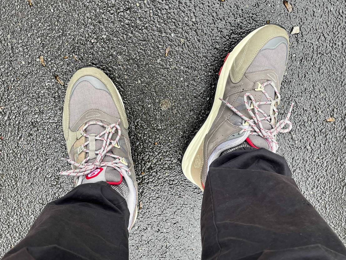 karhu footpatrol fusion 2.0
軽い雨なら問題なし