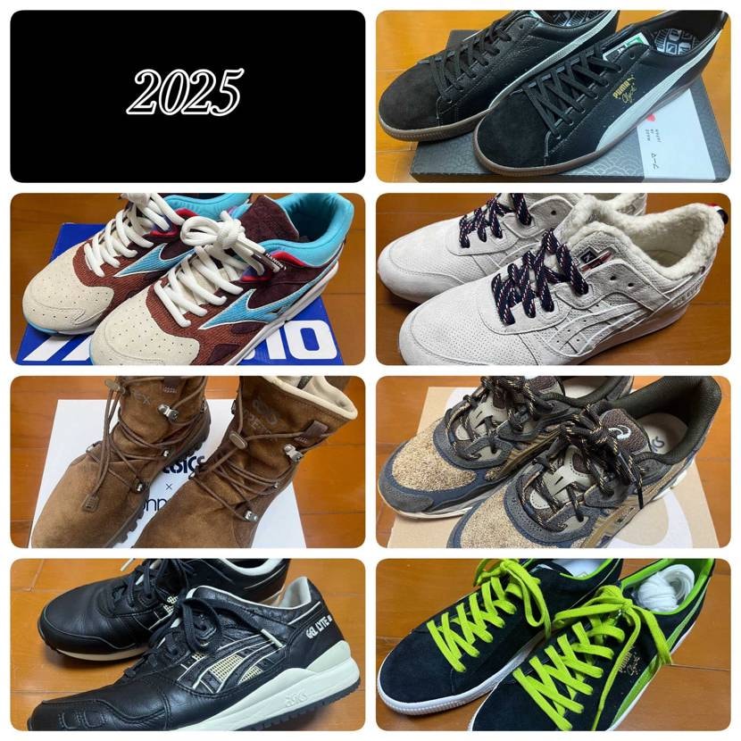 2025年購入した28足。
だいぶ別れもあったとは言え、ハイペースになってしま