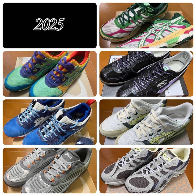 2025年購入した28足。
だいぶ別れもあったとは言え、ハ